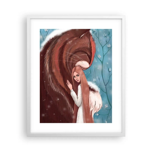 Poster în ramă albă - Bun venit în basm - 40x50 cm