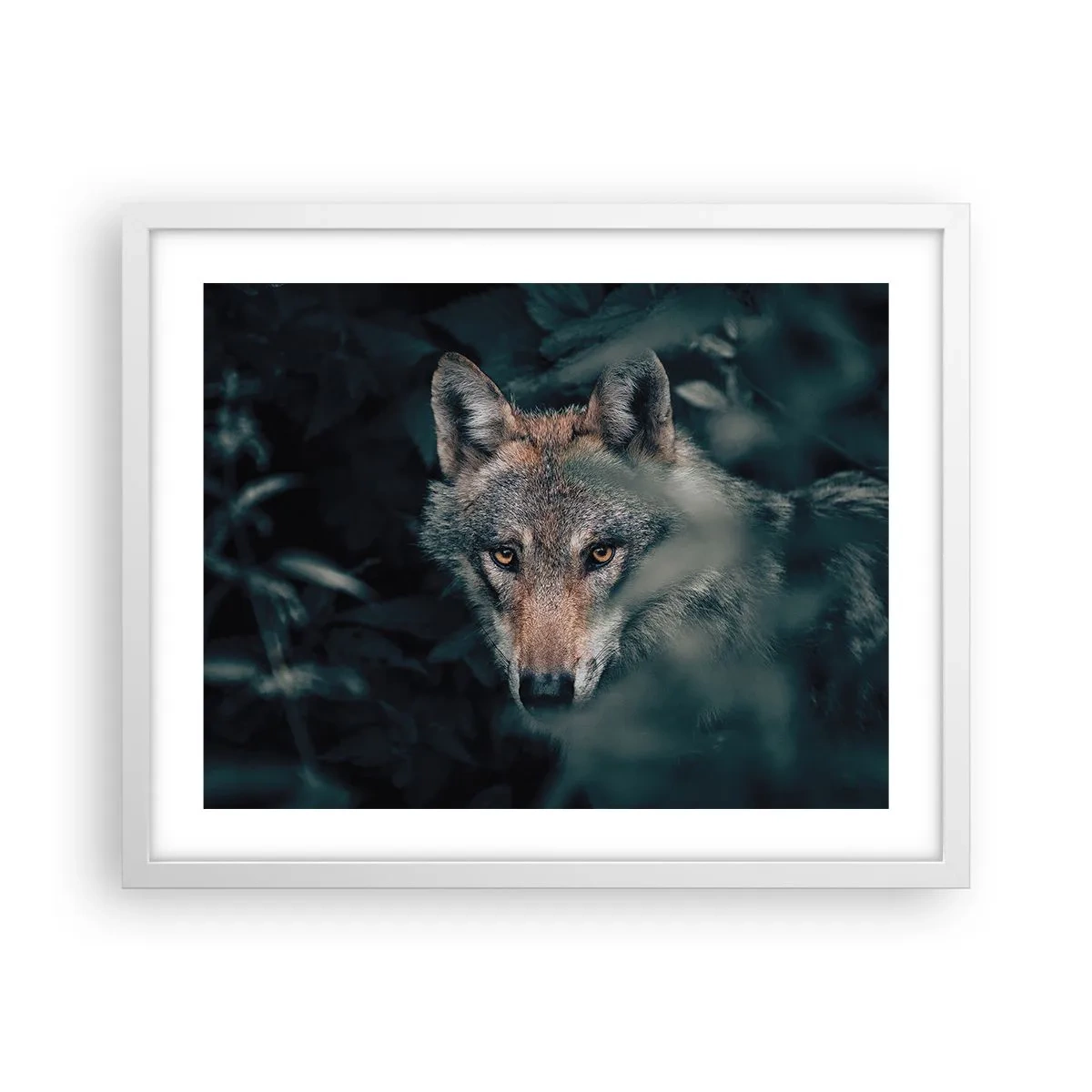 Poster în ramă albă - Vânător - 50x40 cm