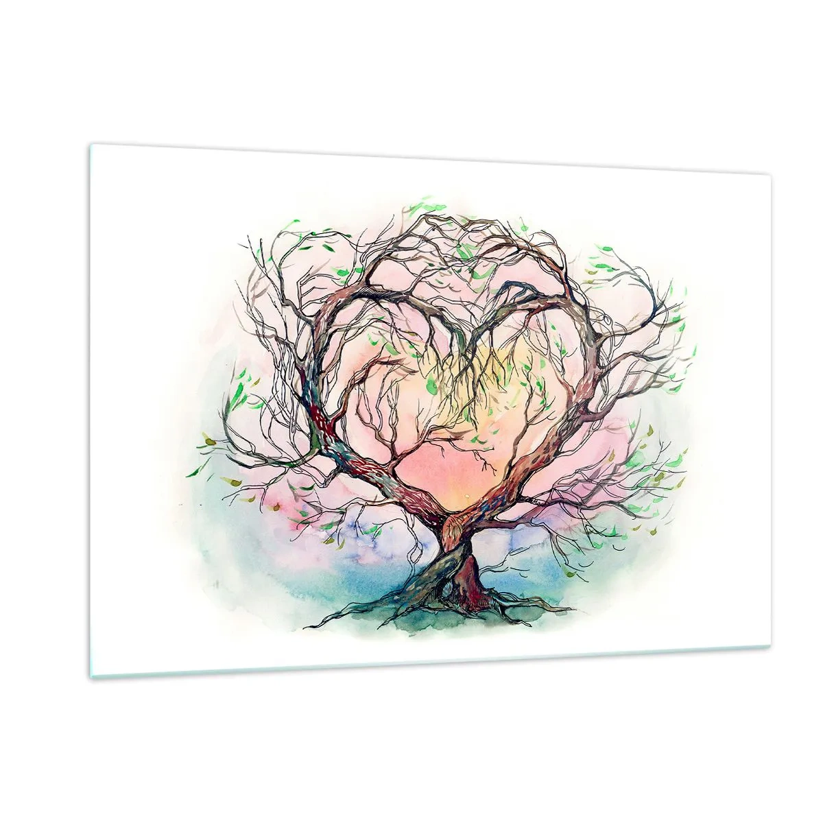 Tablou pe sticlă - Împreună împotriva vijeliei - 120x80 cm