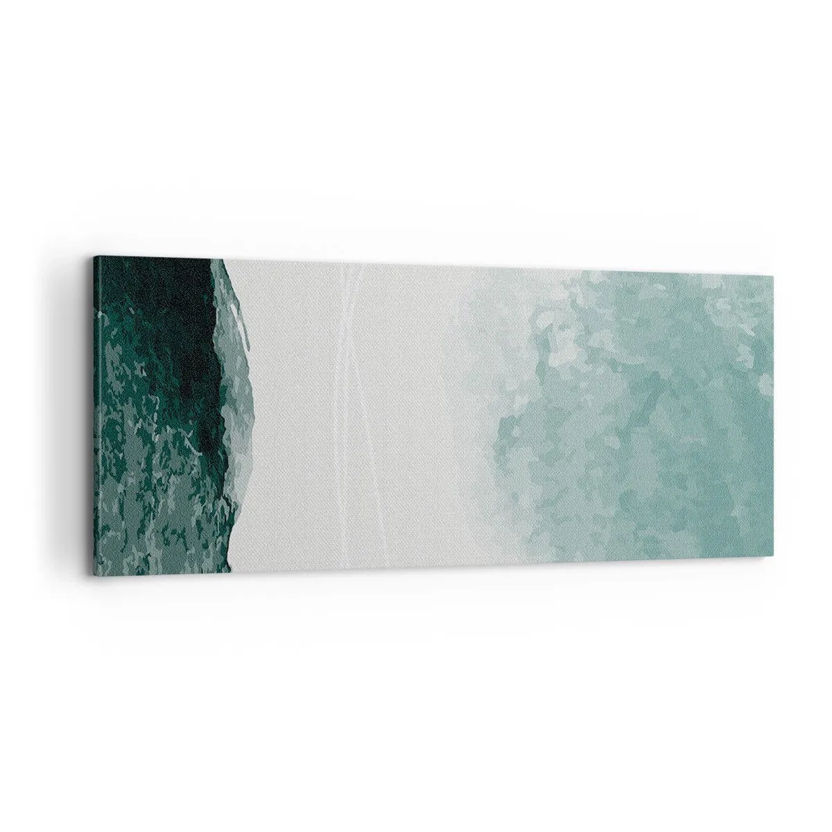 Tablou pe pânză - Întâlnire cu ceața - 100x40 cm