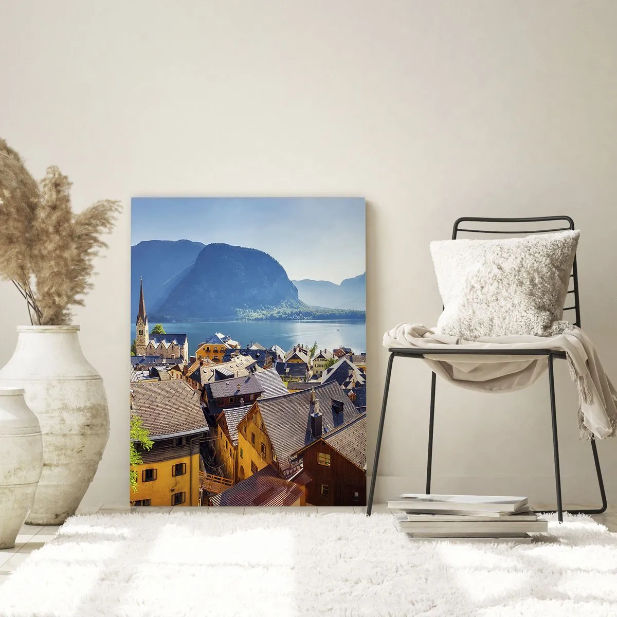 Tablou pe sticlă - Nici că se putea mai pitoresc - 50x70 cm
