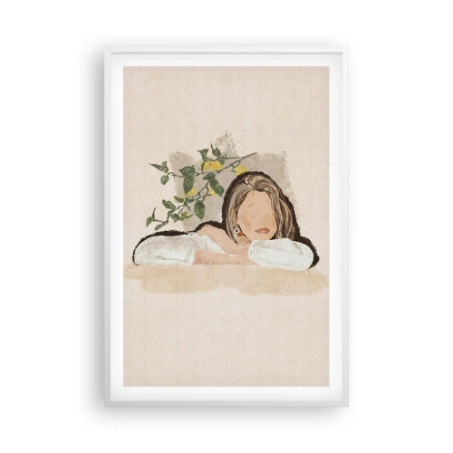 Poster în ramă albă - Frumusețea sudului - 61x91 cm