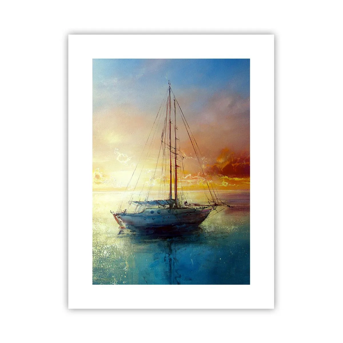 Poster - Într-un golf de aur - 30x40 cm