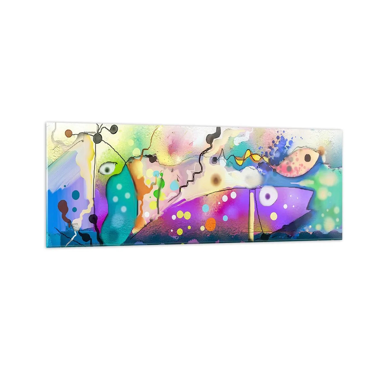 Tablou pe sticlă - Fără cuvinte! - 140x50 cm