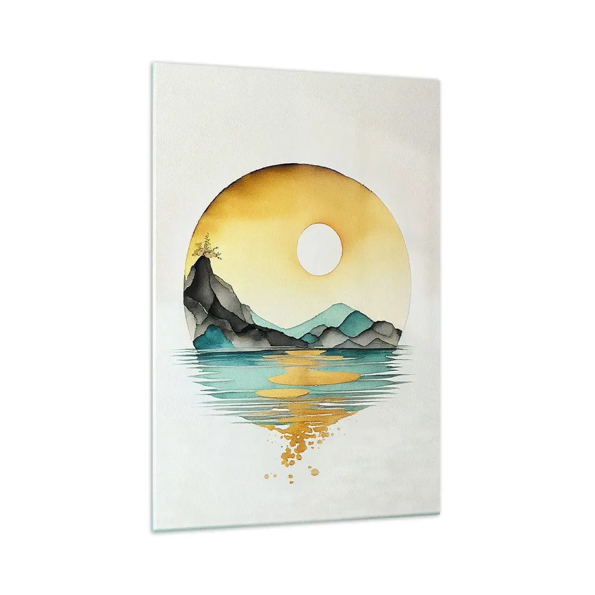 Tablou pe sticlă - În cercul de frumusețe - 70x100 cm