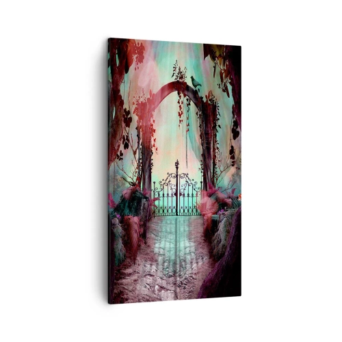 Tablou pe pânză - Grădina secretă - 45x80 cm