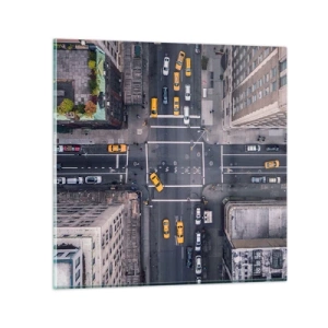 Tablou pe sticlă - O alegere simplă - 40x40 cm