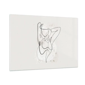 Tablou pe sticlă - Arta seducției - 100x70 cm