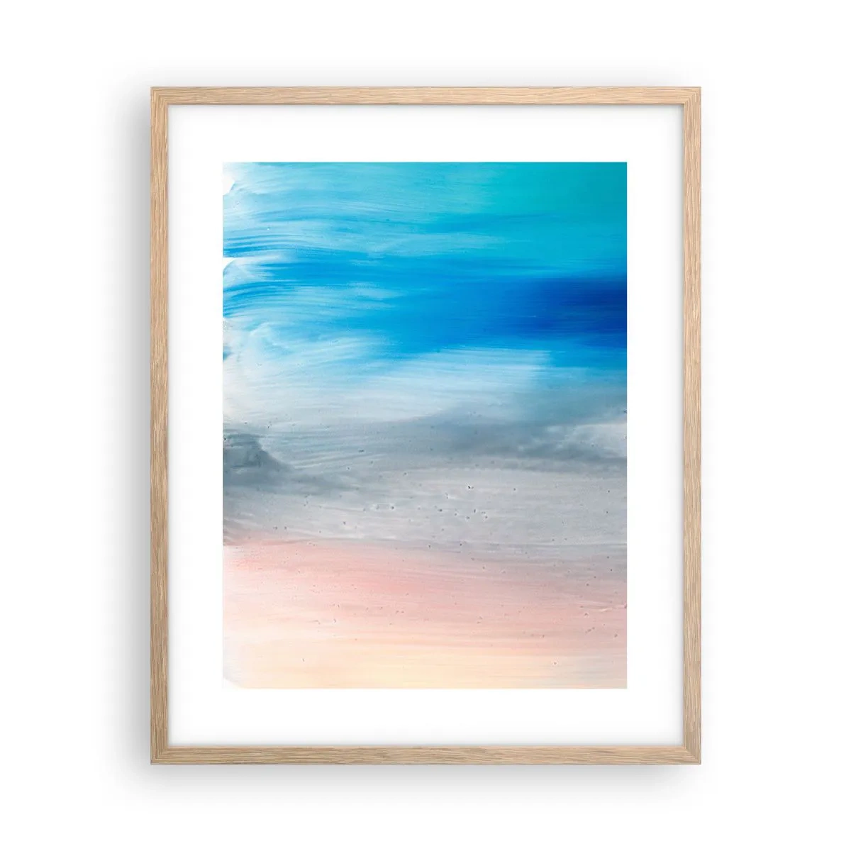 Poster în ramă de stejar deschis - Elemente: aer - 40x50 cm