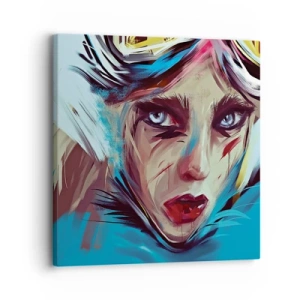 Tablou pe pânză - Războinica de drum - 30x30 cm