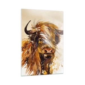 Tablou pe sticlă - Mândria vânătorului - 50x70 cm