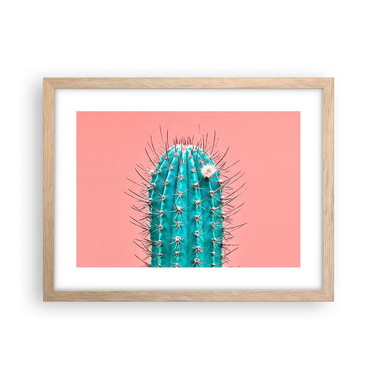 Poster în ramă de stejar deschis - Doar privește - 40x30 cm