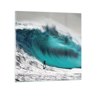 Tablou pe sticlă - Provocare acceptată - 50x50 cm