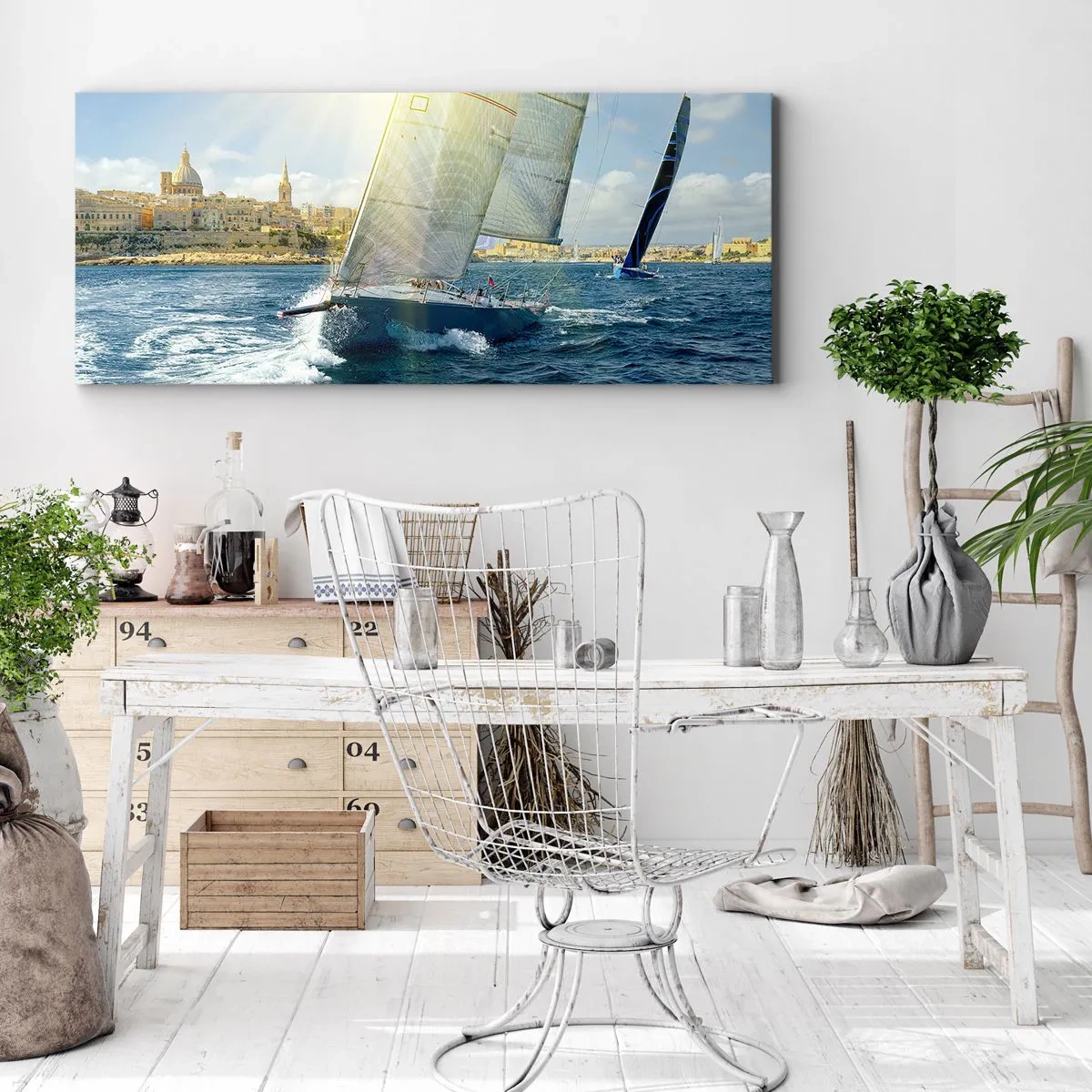 Tablou pe pânză - E timpul să părăsim orașul - 100x40 cm