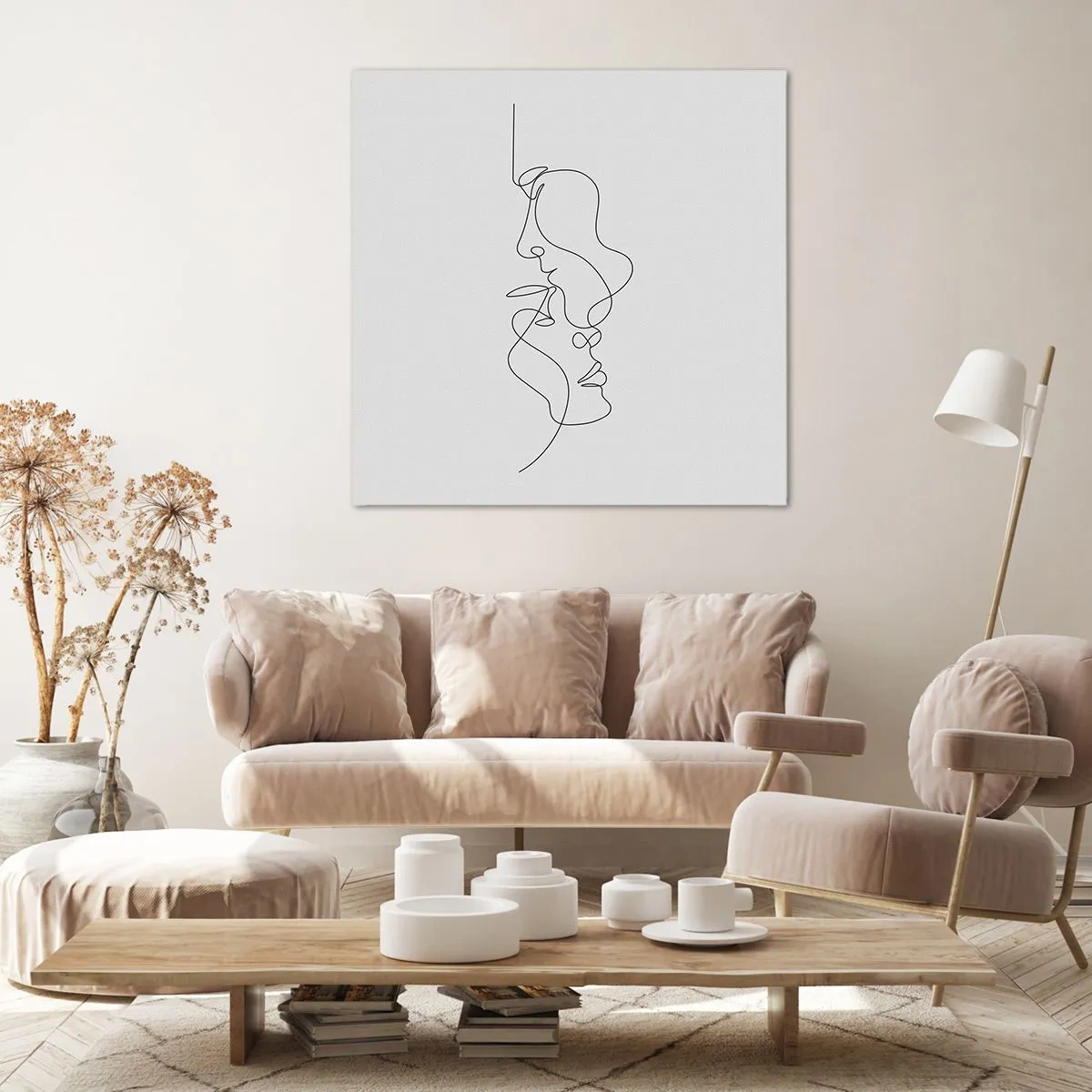 Tablou pe pânză - Dorință vorace - 40x40 cm