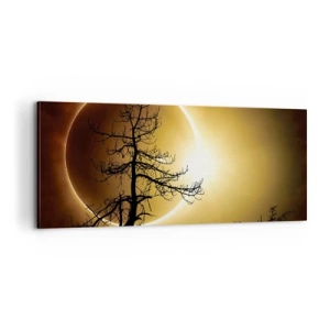 Tablou pe pânză - Eclipsă totală - 100x40 cm
