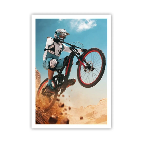 Poster - Nebunia demonului bicicletei - 70x100 cm