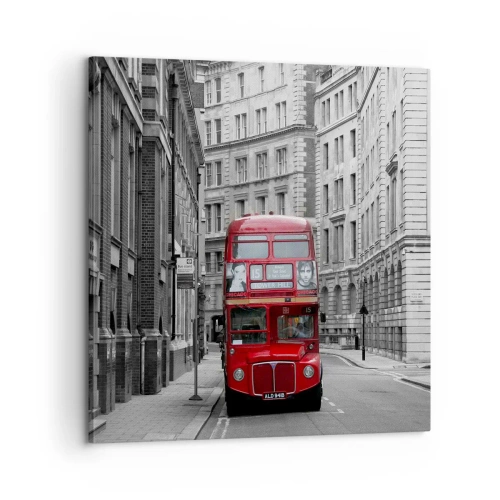 Tablou pe pânză - Viața de zi cu zi nu trebuie să fie gri - 60x60 cm