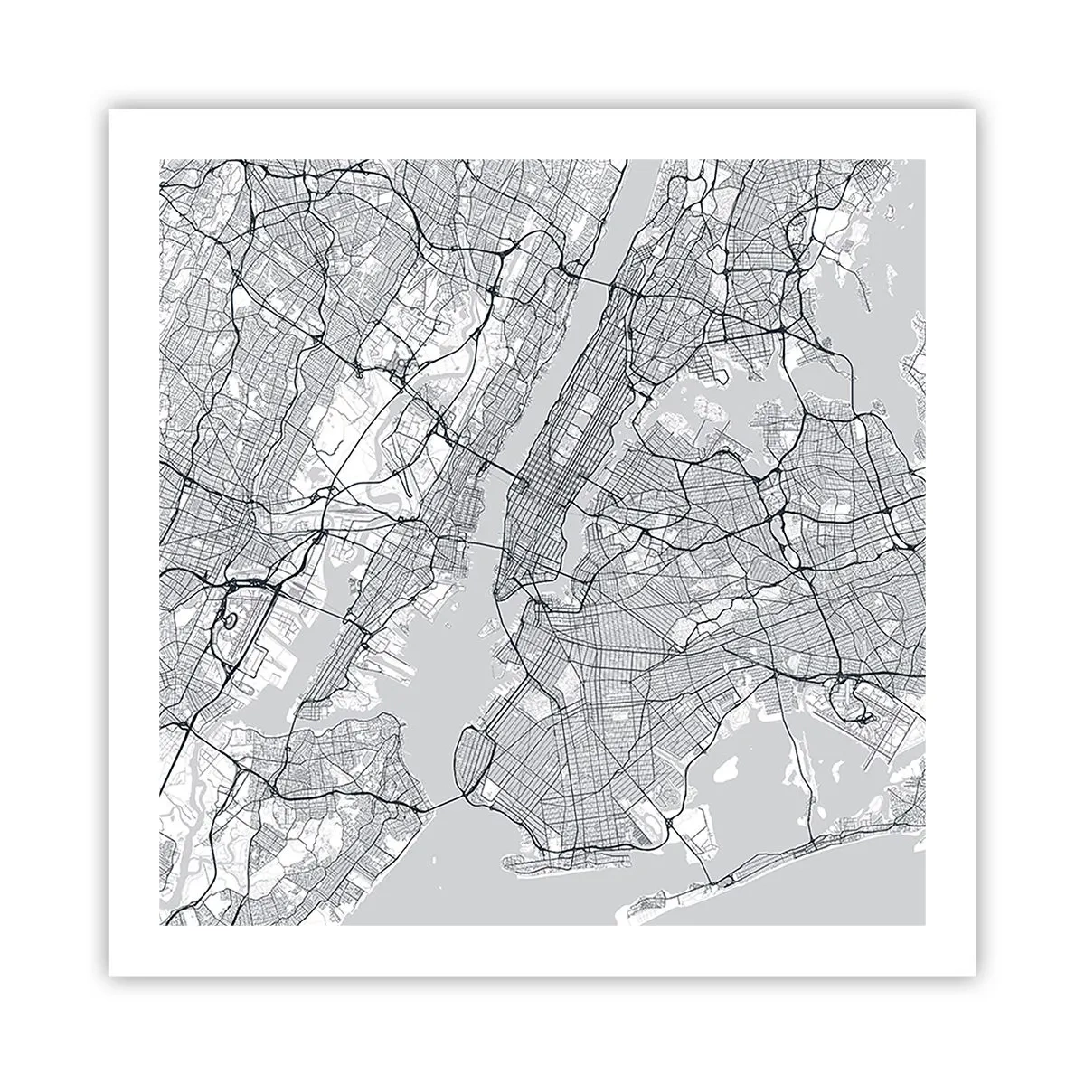 Poster - Anatomia unei metropole - 60x60 cm