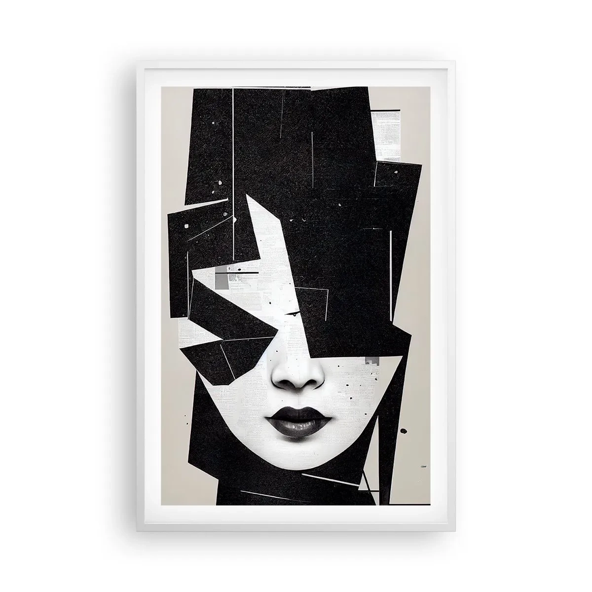 Poster în ramă albă - Adânc ascunse - 61x91 cm