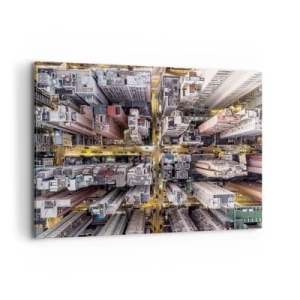 Tablou pe pânză - Salutări din Hongkong - 100x70 cm