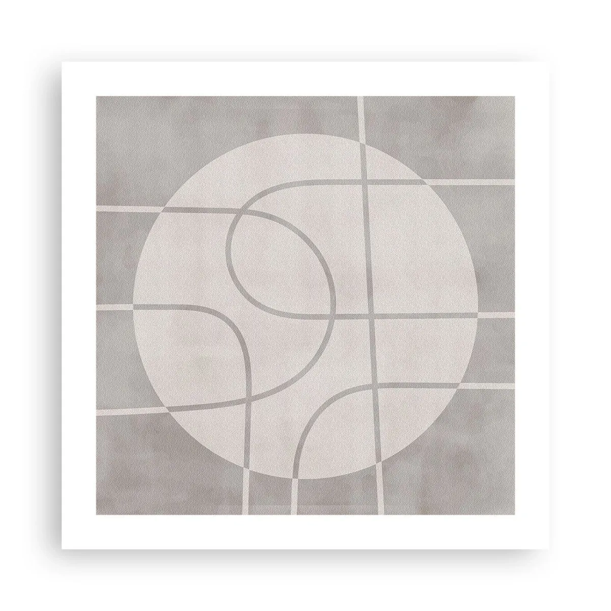 Poster - Circular și drept înainte - 50x50 cm