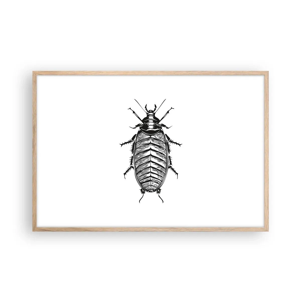 Poster în ramă de stejar deschis - Ce specimen! - 91x61 cm