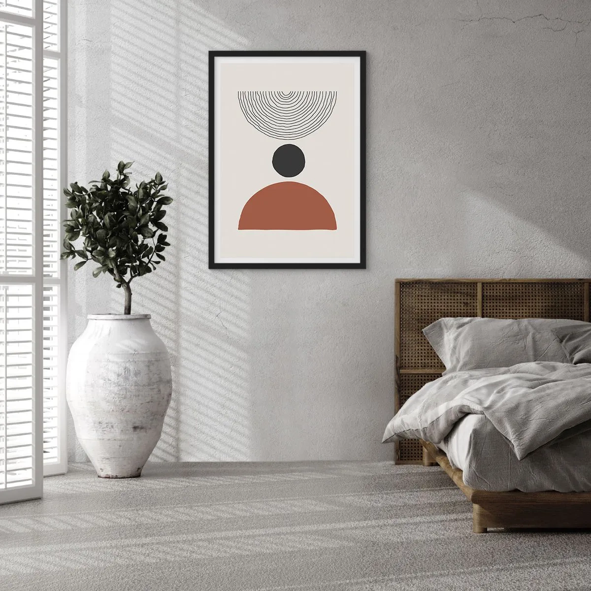 Poster în ramă neagră - În centrul atenției - 30x40 cm