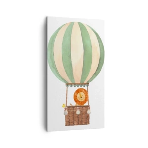 Tablou pe pânză - Călătoriile lui Leon - 45x80 cm