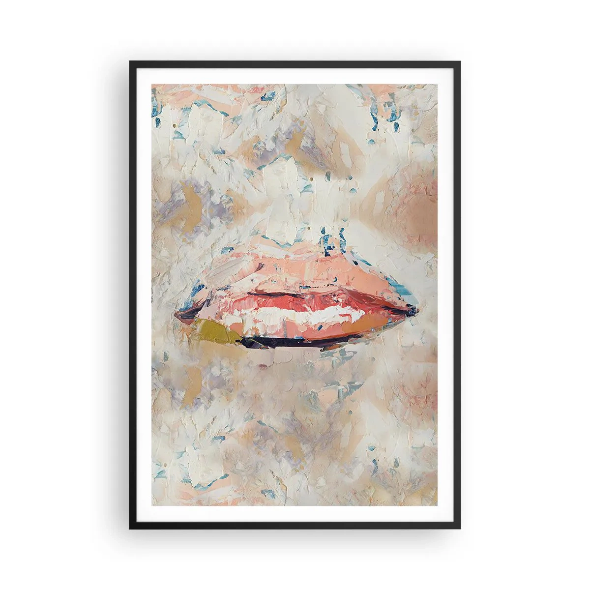 Poster în ramă neagră - Trezește simțurile - 70x100 cm