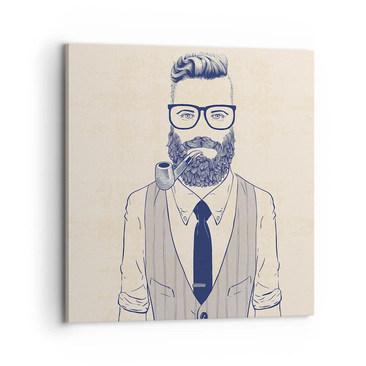 Tablou pe pânză - Vesel, masculin și la modă - 70x70 cm