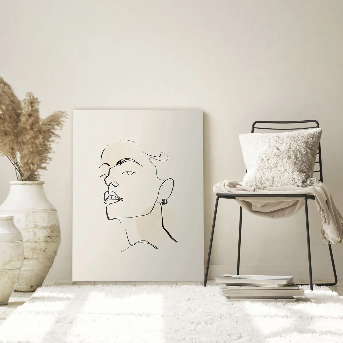 Tablou pe sticlă - O privire mândră - 50x70 cm