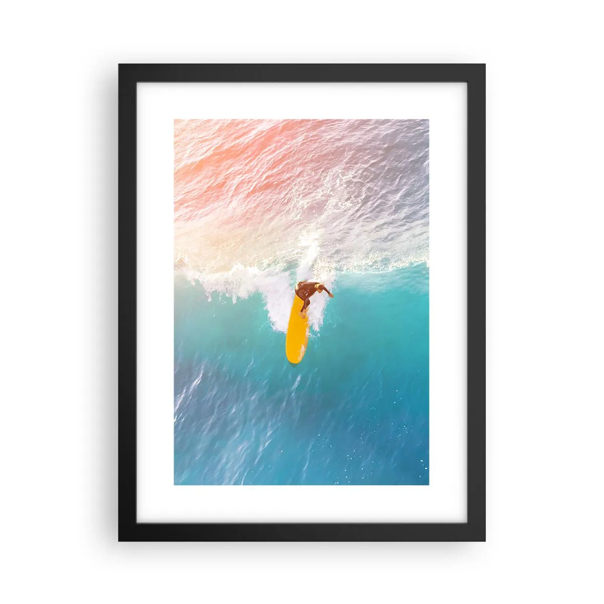 Poster în ramă neagră - Călărețul oceanului - 30x40 cm