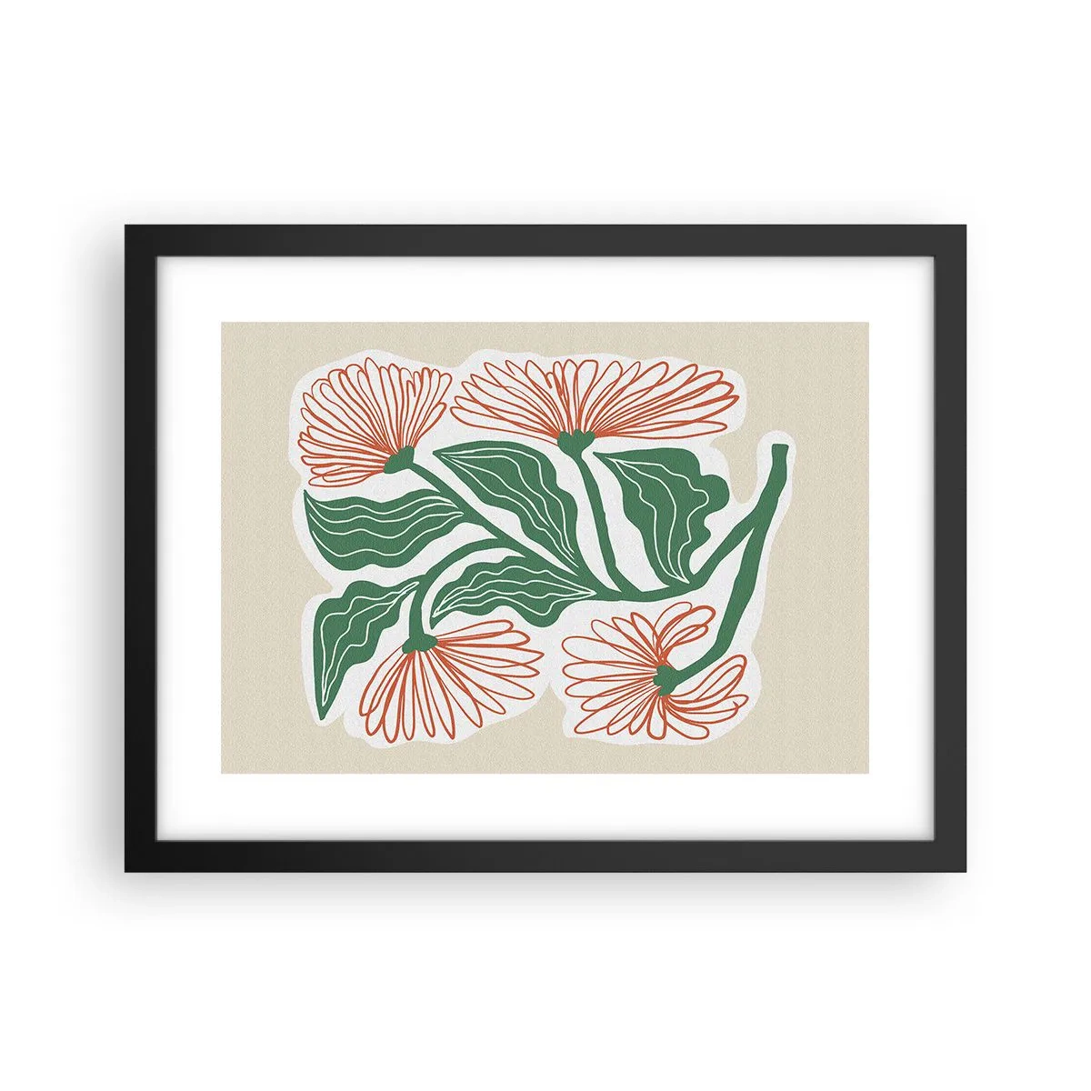 Poster în ramă neagră - Folclor modern - 40x30 cm