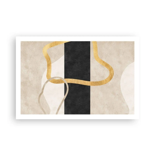 Poster - Forme înbuclite - 91x61 cm