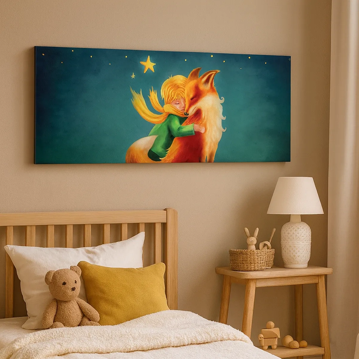 Tablou pe pânză - Micul Prinț - 30x30 cm