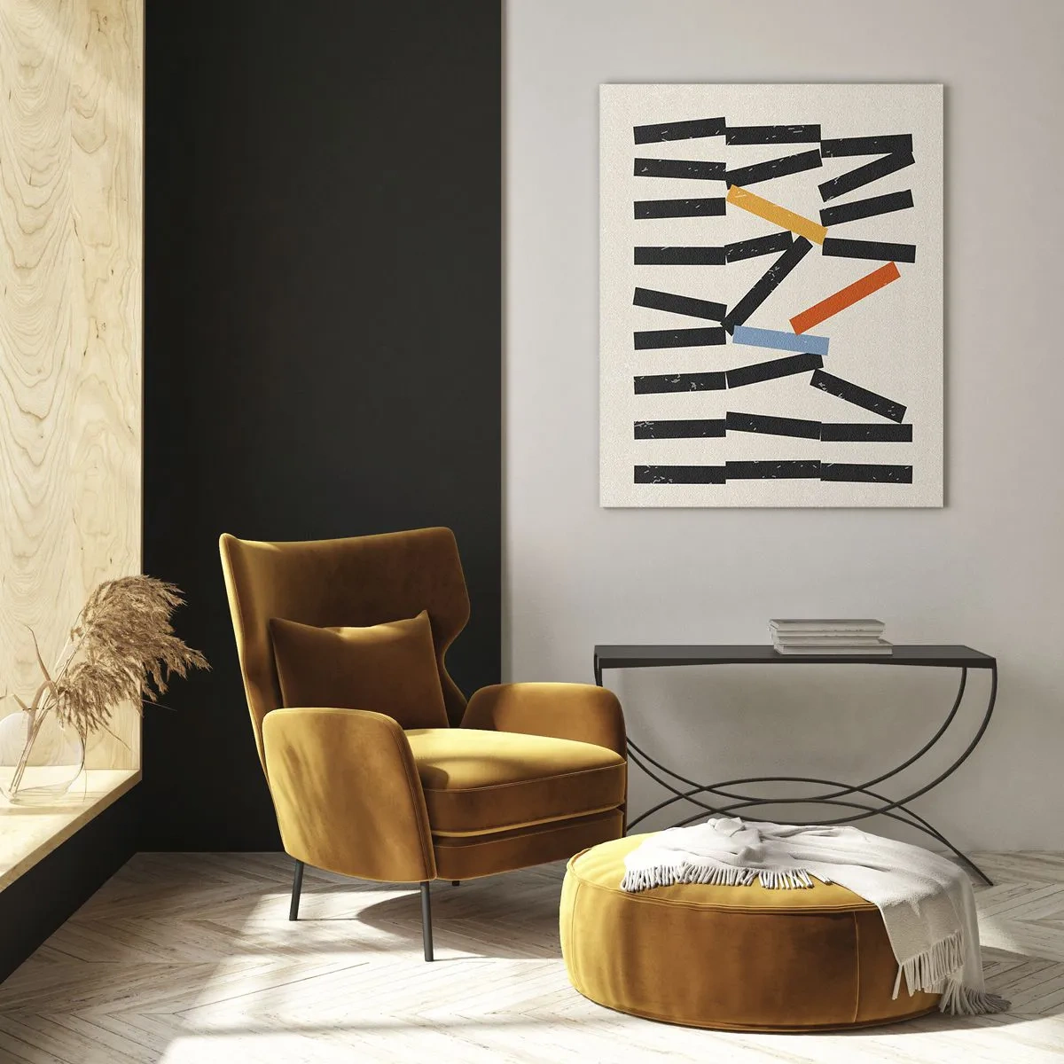 Tablou pe sticlă - Domino - compoziție - 50x70 cm