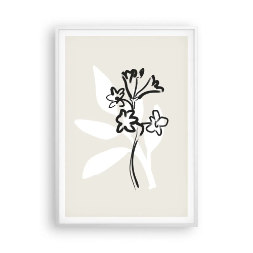 Poster în ramă albă - Schiță pentru ierbar - 70x100 cm