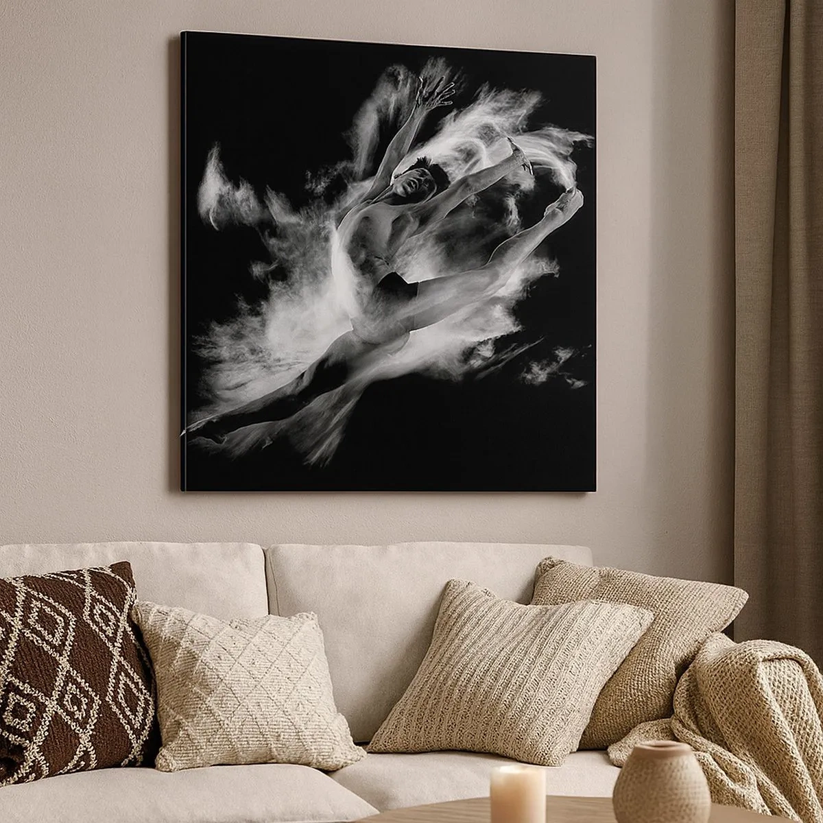 Tablou pe pânză - Oprit în zbor - 30x30 cm