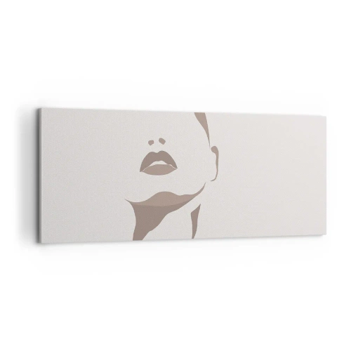 Tablou pe pânză - Creată din lumină și umbră - 100x40 cm