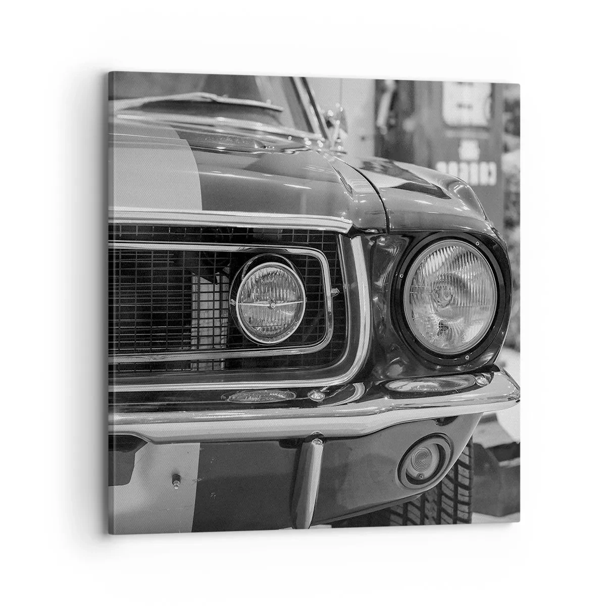 Tablou pe pânză - Condus dur - 70x70 cm