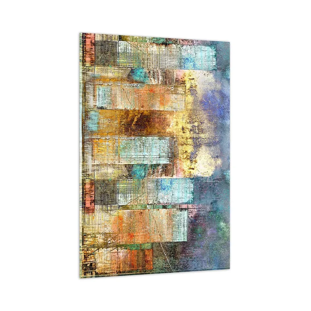 Tablou pe sticlă - Metropola însorită - 80x120 cm