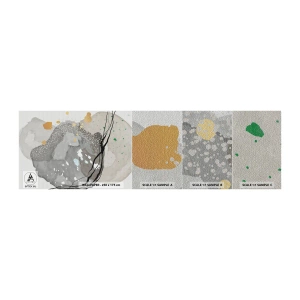 Mostră tapet Premium Sand - Compoziție organică - Abstracția, Blots, A picta - 100x30 cm