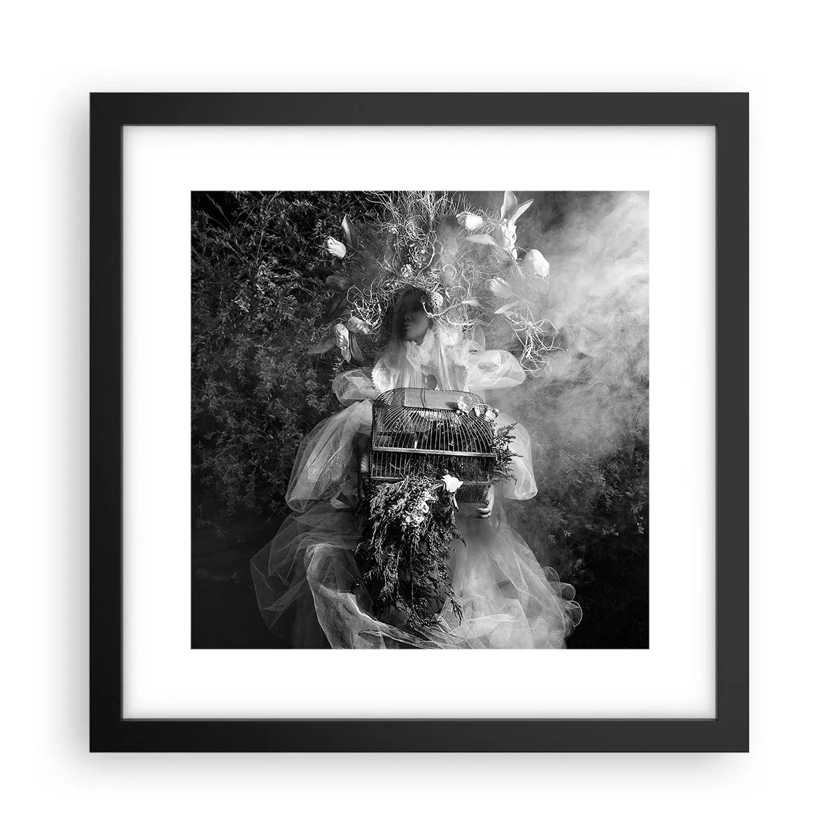 Poster în ramă neagră - Mama însăși - Natura - 30x30 cm