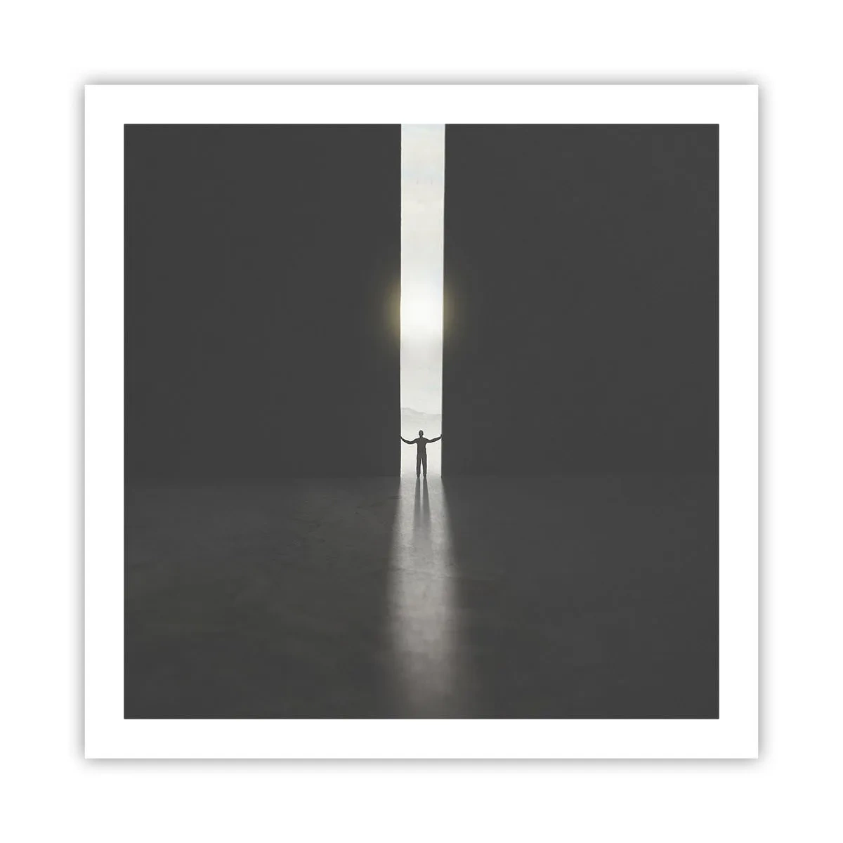 Poster - Un pas spre un viitor luminos - 60x60 cm