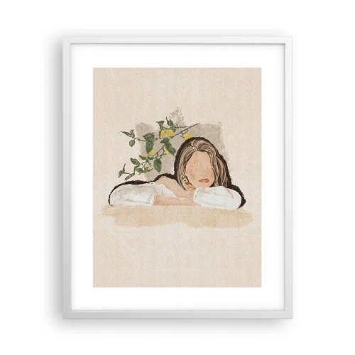 Poster în ramă albă - Frumusețea sudului - 40x50 cm