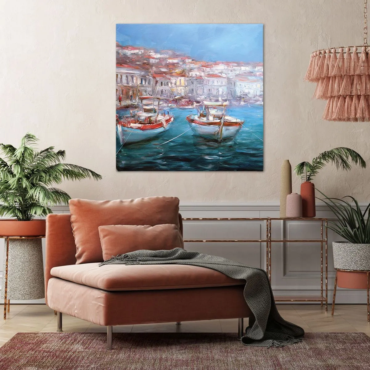 Tablou pe pânză - Golful italian - 30x30 cm