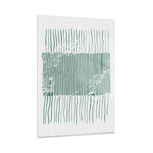 Tablou pe sticlă - Abstracție marină - 50x70 cm