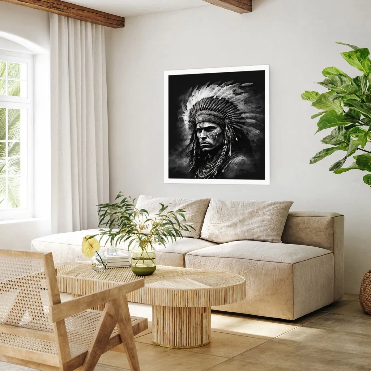 Poster - Conducător și luptător - 40x40 cm