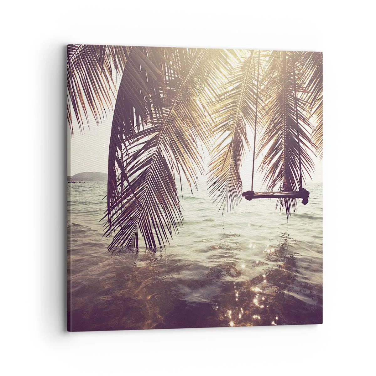 Tablou pe pânză - Poți să te dai în vânt după pofta inimii tale - 70x70 cm